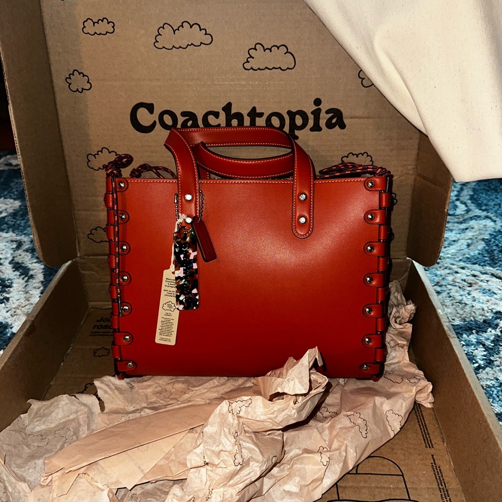 Coach Re-laceable Leather Tote